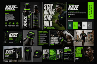 craft a complete visual art direction for wellness brand identity