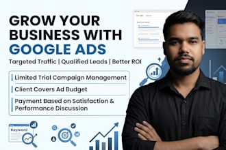 create and managed performance focused google ads campaigns