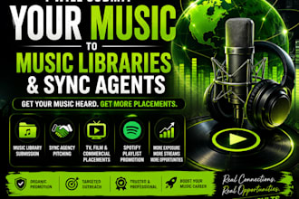 submit your music to music libraries and sync agencies
