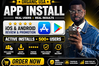 do mobile app promotion, app install, app review