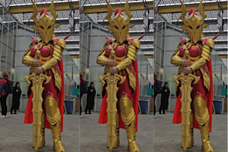 custom 3d cosplay props sword cosplay creation armor edit stl file for 3d print