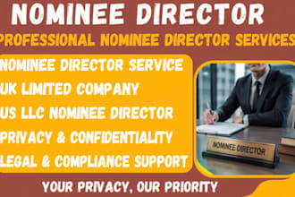 provide premium nominee director and shareholder service