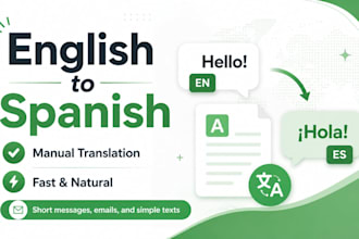 translate short messages from english to spanish naturally