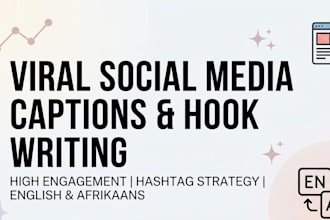 write viral style captions