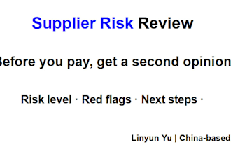 quickly check your china supplier before you place an order