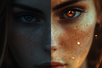 photo with photoshop manipulation and ai