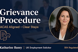 draft an acas compliant UK grievance procedure as your UK solicitor