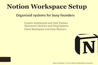 build a notion workspace for your business operations