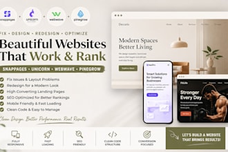 fix design redesign snappages unicorn platform webwave pinegrow landing page seo