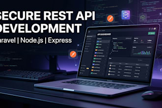 develop secure rest API using laravel or node js express