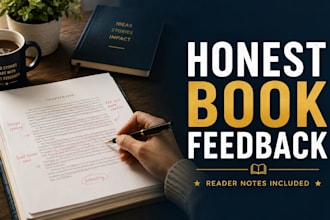 do beta reading give honest feedback for fantasy fiction novel romance and scifi