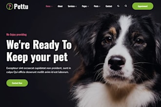 design premium shopify pet product dropshipping shopify design pet store niche
