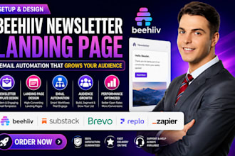 setup beehiiv newsletter template beehiiv landing page beehiiv email template