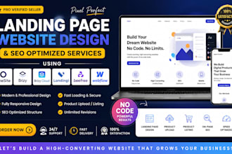 create onesite brizy cloud landingi beefree io webflow website landing page SEO