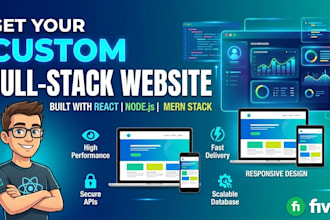 do custom full stack web development and web apps