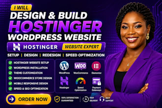 setup hostinger website design wordpress  design hostinger website design