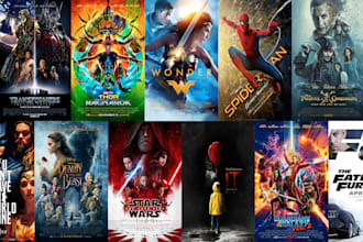 create a professional movie poster design, film poster