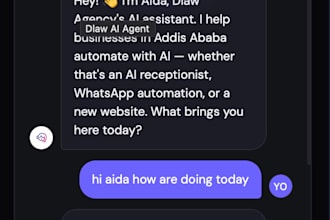 build a custom ai chatbot receptionist for your business website