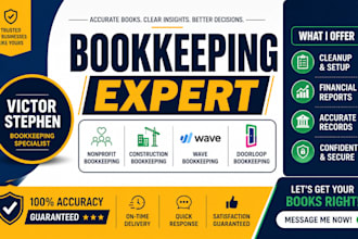 do nonprofit and construction bookkeeping in wave or doorloop