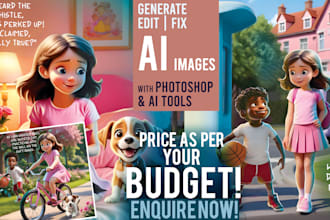 create, fix and edit custom ai art for childrens books