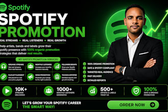 grow your spotify music, monthly listeners, music promotion, playlist promotion