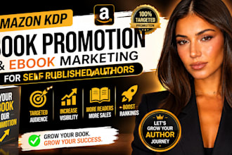 do amazon KDP book promotion and ebook marketing for self published authors