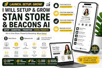 setup stan store, marketing, promotion and beacons ai