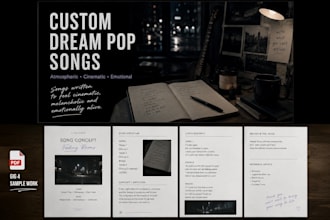 write custom dream pop and shoegaze songs