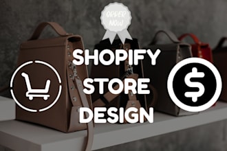 design a high converting shopify bag store for handbags backpacks and more