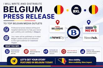 write and distribute belgium press release  top belgian media outlets
