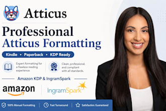 atticus formatting, atticus book formatting, atticus kindle formatting, atticus