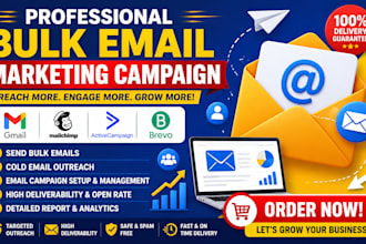 send bulk email campaign, bulk email blast brevo email marketing campaign