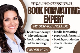 do adobe indesign book formatting for educational books, lesson manuals and KDP