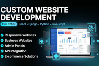 build responsive websites using django, react and python