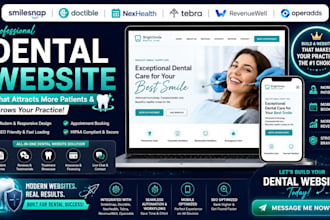 design smilesnap doctible nexhealth tebra revenuewell operadds dental website