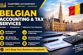 provide belgian bookkeeping, vat and accounting support
