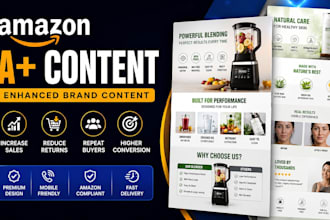 design amazon premium ebc amazon a plus content