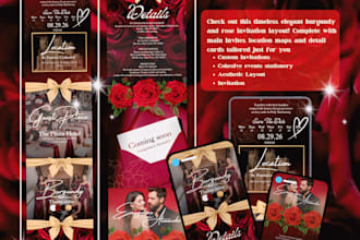 create custom luxury wedding invitation card designs