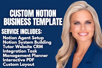 build notion dashboard notion expert notion template notion for productivity