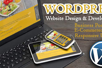 design and create reponsive optimized wordpress website