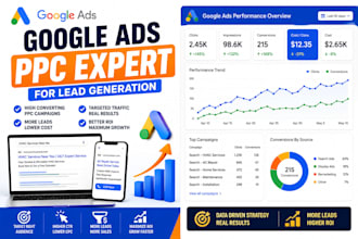 be your google ads PPC expert for lead generation