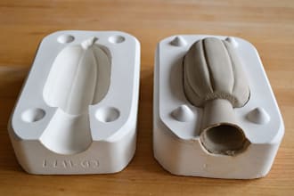 create custom silicone mold and slip casting design for perfect casting result