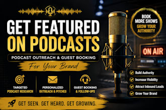 do podcast outreach and guest booking for your brand