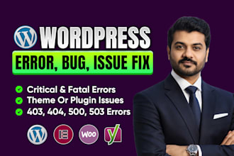 fix wordpress issues errors speed up your wordpress website