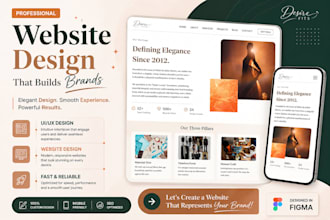 design a high converting modern website uiux design