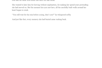 ghostwrite an emotional romance fiction novel