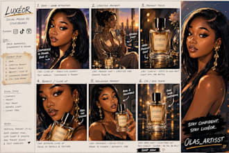 storyboard illustrations for commercials and social media ads
