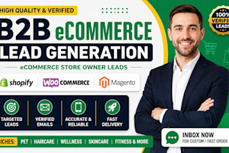 generate verified b2b leads for ecommerce businesses
