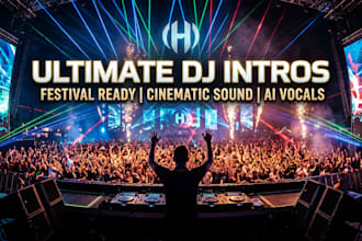 create a professional custom dj intro