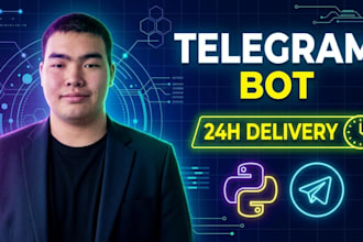 build a custom telegram bot with admin panel and automation